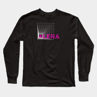 Name Lena. Geometry Long Sleeve T-Shirt